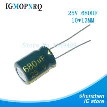 20PCS di qualità del Higt 25V680UF 10X13 680UF 25V 10*13mm condensatore Elettrolitico