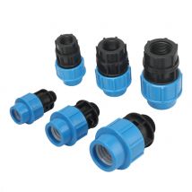 5 pezzi diametro esterno 20/25/32mm interfaccia per tubi a 1/2 "3/4" 1 "filettatura maschio/femmina PE connettori diritti raccordi per tubi idraulici