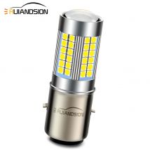 1 pz BA20D LED Sam'sung 3030SMD 66LED moto ciclomotore Scooter moto faro lampadina DC 6V 12V 24V 6000K bianco 1000LM
