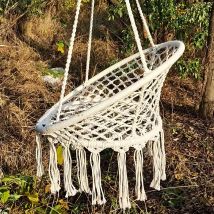 Indoor Outdoor Hängematte Stuhl Macrame Schaukel, Baumwolle Seil Hängen Stuhl Schaukel Stühle, Baby Wiege, Haustiere Bett