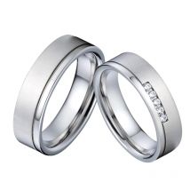 Liebhaber Allianz Eheringe für Paar Jubiläum 925 Silber Weißgold Farbe Edelstahl Ringe Ehe Schmuck