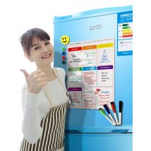 A3 Daily Magnetic Calendar Whiteboard Weekly Planner Dry Wipe White Board Fridge Magnet 30*40cm Flexible Message Board For Notes