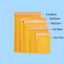 10PCS Gelb Kraft Papier Blase Umschläge Taschen Gepolsterte Mailer Versand Umschlag Mit Blase Verpackung Taschen Kurier Lagerung Taschen