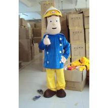 Fireman Sam Mascot Costume Fancy Dress Halloween Anime Doll Cosplay Clothing Birthday Party Decoration Props