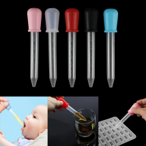 2/5Pcs 5ml Silikon Dropper mit Skala UV Epoxy Werkzeug für Harz, Der Kunststoff Fütterung Flüssigkeit Auge ohr Absolvierte Pipette Pipette