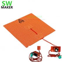 150*150mm Silikon Beheizte Bett 110 V/220 V 180W mit Digital display/Knob temperatur steuerung für Wanhao I3 mini 3D Printe