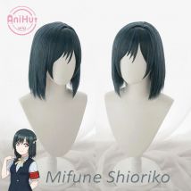 【Anihut】Mifune Shioriko Cosplay Wig LoveLive Nijigasaki High School Idol Club Cosplay Hair Mifune Shioriko LoveLive PDP