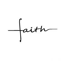 Faith Cross Decal Christian Religious Vinyl Sticker Car Window Decor ,  Women's Christian Laptop Decals for Apple MacBook Decor