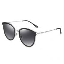 PARZIN New Women Fashion Polarized Sunglasses Metal Large Frame Retro Trend Driving Sunglasses