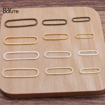 BoYuTe (200 Pieces/Lot) Metal Brass Geometric Jump Ring Materials Factory Supply Diy Handmade Jewelry Accessories