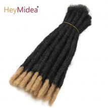 10-Zoll-synthetische Dreadlocks Häkelzöpfe Haar handgemachte Locs Hip-Hop-Stil für Männer und Frauen Ombre Flechten Perückenverlängerungen er