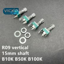 100 stücke Präzision einstellbare potentiometer R09 RK09 B1K B1M B10K B20K B50K B 100K B500K 15MM