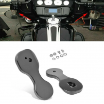 Motorrad Schwarz Spiegel Klammern Adapter für Harley Touring Electra Street Glide CVO Begrenzte