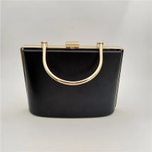 Ein Stück Box Rahmen Handwerk Zubehör Boston Tasche Material Tasche DIY Tasche Teile Metall Box Fall Vintage Frauen Kupplung Zubehör