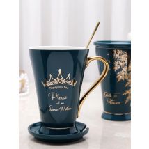 Keramik-Kaffeetassen, natürlicher Marmor, 12 Sternbilder, Keramik, rosa Sternzeichen-Becher mit Deckel, kreativer Persönlichkeitsbecher, 400 ml, bleifrei