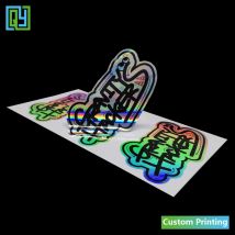 Design, individueller Druck, selbstklebendes Kraftpapier, zerbrechliche Textur, Papier, Lipgloss, Wimpernkosmetik, Vinyl-Siegel, Etikettenaufkleber