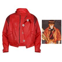 Takerlama Akira Kaneda Jacke Cosplay Rot Männer Mantel Kapsel Pille Gedruckt Bomber Motorrad Fahrer
