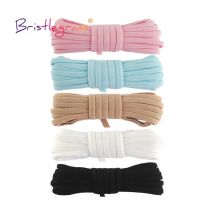 BRISTLEGRASS 5 Yard 3/16 "5mm Dünne Rohr Nylon Gummi Kabel Rohr Seil Spandex Band Band Gesicht Abdeckung Ohr schleife DIY Nähen Trim