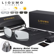 Top Memory Metall Photochrome Sonnenbrille Männer Polarisierte Frauen Tag Nacht Vision Schutzbrillen Sonnenbrille zonnebril heren UV400