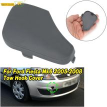 1pc Auto Vorderen Stoßfänger Tow Haken Abdeckung Für Ford Fiesta MK6 2005 2006 2007 2008 Abschleppen Auge Kappe Auto ersatz 1375861 6S6117A989AA