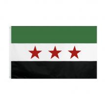 Syria flag 90x150cm The Syrian Arab Republic Syrian three star flag Banner Hanging Home Decoration flags
