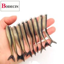 Einfach Putzer Wobbler Für Hecht Angehen Fischerei Locken Schwanz Jig Kopf Künstliche Köder Weichen Gummi Würmer Karpfen Drop Shot Swimbait 10 stücke