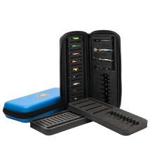 Kingdom Portabale Waterproof Fishing Tackle Box 20*10*4.3cm Bait Foam Box PVC Storage Case Container Bag Fishing Accessories