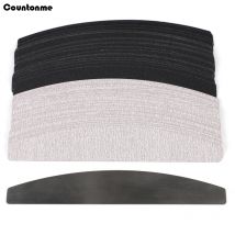 10Pcs Grau/Schwarz Ersatz Schleifpapier Pads Datei Mit Metall Griff Abnehmbare Puffer 100/180 Polieren Nail art Datei für Maniküre