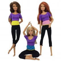 Handmade Original Puppe Zubehör Kleidung 6 Stil Gymnastik Yoga Puppe Weihnachten Geburtstag boneca