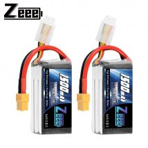 2PCS Zeee 11.1V 1500mAh 100C 3S Lipo Battery with XT60 Plug Softcase RC Battery for RC Car Quad Drone Truck Airplane FPV
