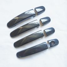 for ford escape 3 mk3 kuga 2 mk2 2013 2014 2016 2017 2018 Accessories Door Handle Cover Trim Plastic Imitation Carbon Fiber