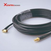 Xinangogo SMA Stecker Rechten Winkel Zur SMA Weibliche RG58 1M 2M 3M 5M 10M 20M Koaxialkabel Für 3G 4G WiFi Antenne Exten