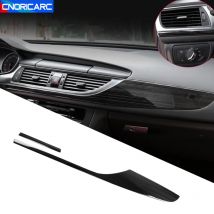 Auto Styling Carbon Faser Farbe Konsole Dashboard Dekoration Panel Abdeckung Aufkleber Trim Für Audi A6 C7 2012-18 Innen zubehör