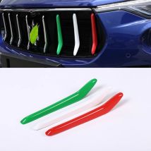 ABS Auto-styling Kühlergrill Trim Streifen Abdeckung Aufkleber 2016 2018 2019 2020 2021 für Maserati LEVANTE Auto Zubehör außen