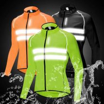 WOSAWE Winddichte Fahrradjacke Windjacke MTB Fahrrad Langarmtrikot Wasserabweisendes Outdoor-Sporttrikot Fahrradjacken
