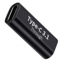 1pc USB Typ C 3,1 Koppler Frau zu USB-C 3,1 Weibliche Adapter Extender Erweiterung Daten 10Gbps schnelle Lade Stecker Konverter