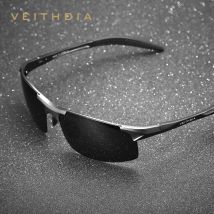 VEITHDIA männer Sonnenbrille Marke Aluminium Magnesium Polarisierte UV400 Objektiv Sport Fahren Im Freien Sonnenbrille Brillen Für Männliche 6518