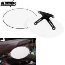 2PCS Neue Cafe Racer Motorrad Links und Rechte Seite Anzahl Platte Blank Aufkleber Hohe Qualität Für Ducati Scrambler 800 2014 2015