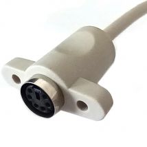 Mini Din 6pin PS2 keyboard mouse panel mount bulkhead cable for ipc sbc arm plc radio video player Mdin MD PS/2 KBD Extension