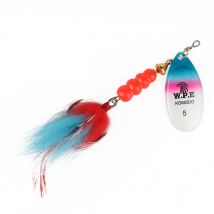 W.P.E KOMODO Spinner Lure 15g/22g 1pcs Hard Bait Spoon Lure Feather Treble Hook Metal Fishing Lure Crankbait Bass Lure Wobblers