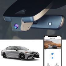 Fitcamx 4K Dash Cam for 2018-2026 Toyota Camry 8th Gen XV70, OEM-Style Design Car DVR, Night Vision, Loop Recording, WiFi