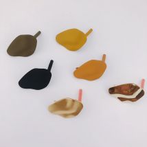 8 pieces of stylish and simple irregular alloy sub-gold painted earrings earrings accessories materials