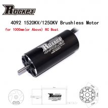 SURPASS HOBBY Rocket 4092 1520KV 1250KV 4-poliger bürstenloser DIY-Motor mit Wasserkühlmantel für 1000 mm (oder ober) RC-Bootsauto