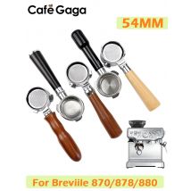 54mm Coffee Bottomless Portafilter Naked For Breville Sage 870 878 880 Filter Basket Espresso Machine Accessories Barista Tools