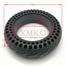 Updated NINEBOT MiniPRO Mini Plus Scooter Solid Hole Tires Double Shock Absorber Hollow Solid Tyre 10x2.75 Tubeless Tires
