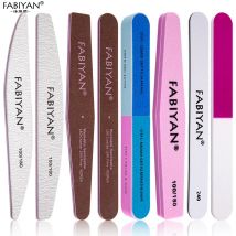 Maniküre Pediküre doppelseitige Polieren Nail art Datei Werkzeug Schleifen Puffer Gel Entfernen Schwamm Pufferung Pflege Werkzeug Zubehör Set