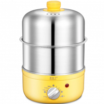 220V 2 Schichten Haushalt Elektrische Dampfer Edelstahl Tragbare Ei Herd Lebensmittel Frühstück Dämpfen Kochen Maschine Ei Kessel