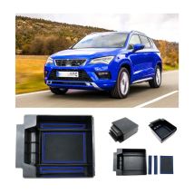 LFOTPP Car Armrest Storage Box für Seat Ateca 2017-2022 2023 2024 Central Control Container Auto Seat Ateca Zubehör 2023