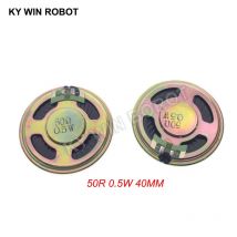 2 pz/lotto nuovo Mini altoparlante ultrasottile 50 ohm 0.5 watt 0.5 W 50R diametro altoparlante 40MM 4CM spessore 5MM
