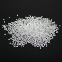 50pcs Wholesale AAAAA 0.8mm to 3.0mm White Loose Cubic Zirconia 1mm 1.5mm Bead Stones Round Cut Zircon Gems for Jewelry Making